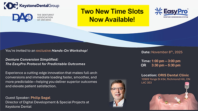 Two new sessions available!